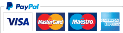 Secure payments via PayPal with any card